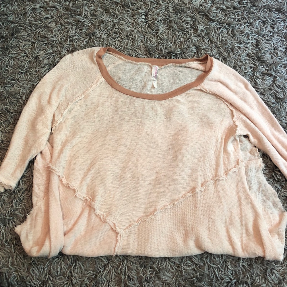 Intimately Free People delicate blush tunic
